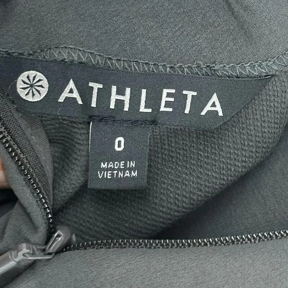 Athleta Pants Womens Sz 0 Gray Wander Slim Straight Crop Split Ankle Stretch - Picture 11 of 13